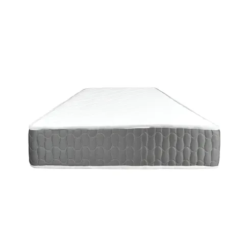 Materasso Singolo 90x190x25 cm Sfoderabile Memory Foam Grigio