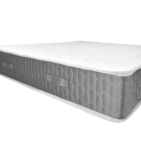 Materasso Singolo 90x190x25 cm Sfoderabile Memory Foam Grigio