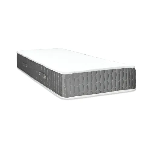 Materasso Singolo 90x190x25 cm Sfoderabile Memory Foam Grigio