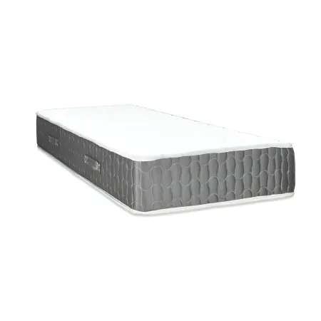 Materasso Singolo 90x190x25 cm Sfoderabile Memory Foam Grigio