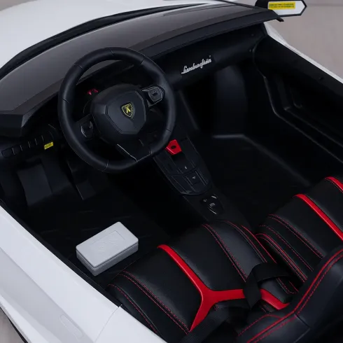 Macchina Elettrica per Bambini Lamborghini Aventador SVJ BIG Full