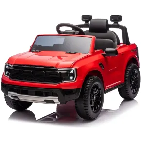 Auto Elettrica Bambini Ford Raptor Rosso 10,8V con Radiocomando Parentale
