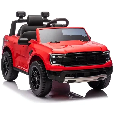 Auto Elettrica Bambini Ford Raptor Rosso 10,8V con Radiocomando Parentale