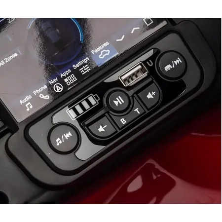 Auto Elettrica Bambini Ford Raptor Rosso 10,8V con Radiocomando Parentale