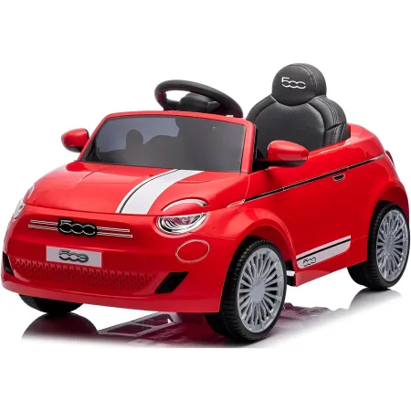 Auto Elettrica Bambini FIAT 500 10,8V Rosso Batteria Ricaricabile