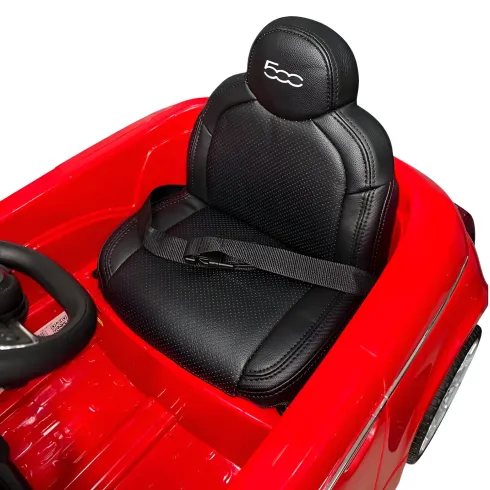 Auto Elettrica Bambini FIAT 500 10,8V Rosso Batteria Ricaricabile