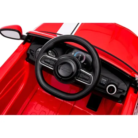 Auto Elettrica Bambini FIAT 500 10,8V Rosso Batteria Ricaricabile