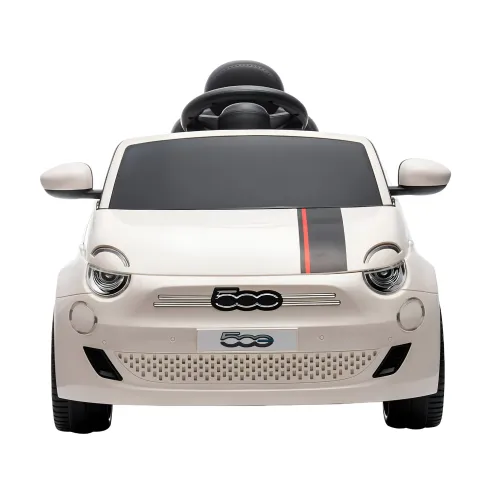 Auto Elettrica Bambini FIAT 500 10,8V Bianco Batteria Ricaricabile