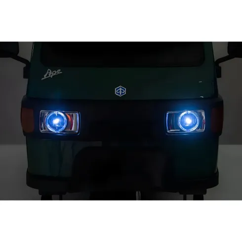 Ape Car Piaggio Elettrica per Bambini Verde con Ruote EVA e Telecomando