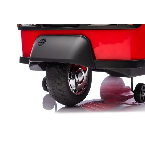 Ape Car Piaggio Elettrica per Bambini Rosso con Ruote EVA e Telecomando