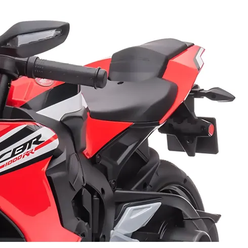 Moto Elettrica per Bambini Honda CBR Rosso 10,2V LED Batteria Ricaricabile