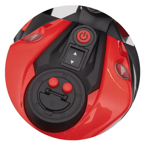 Moto Elettrica per Bambini Honda CBR Rosso 10,2V LED Batteria Ricaricabile