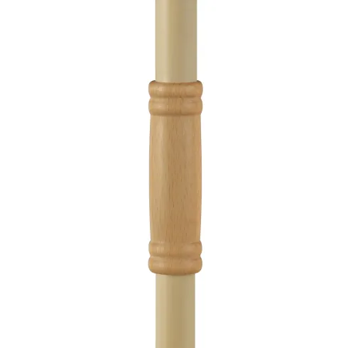 Cavallo Hobby Horse per Bambini Beige con Asta Smontabile e Suoni
