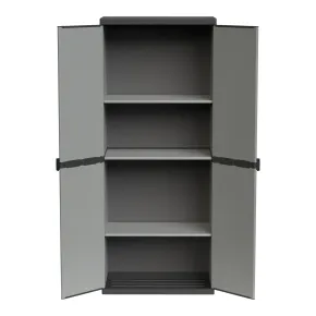 Armadio in Resina PVC da Esterno Tuttopiani Modulare Ripiani Balcone 2