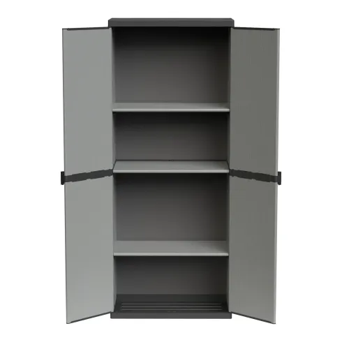 Armadio in Resina PVC da Esterno Tuttopiani Modulare Ripiani Balcone