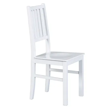 2 Sedie Bianche in Legno Massello Moderne da Salotto per Cucina Soggiorno Design | BricoShop24