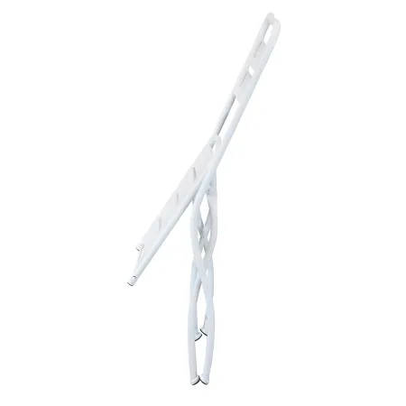 Sedia Pieghevole in Acciaio Bianco per Esterno e Interno 42x50x88 cm