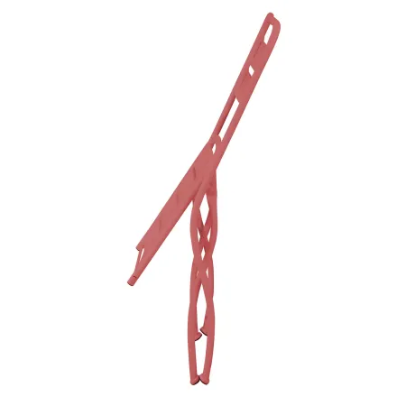 Sedia Pieghevole in Acciaio Rosso per Esterno e Interno 42x50x88 cm