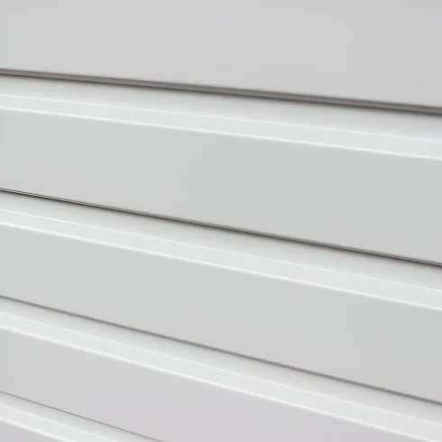 Baule Contenitore Bianco in Alluminio per Esterni 130x61x63 cm con Chiave