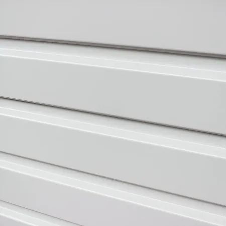 Baule Contenitore Bianco in Alluminio per Esterni 130x61x63 cm con Chiave