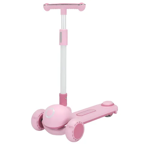 Monopattino per Bambini a 3 Ruote Luminose Manubrio Ergonomico Ottanio