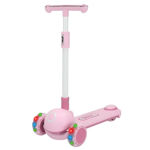 Monopattino per Bambini a 3 Ruote Luminose Manubrio Ergonomico Ottanio