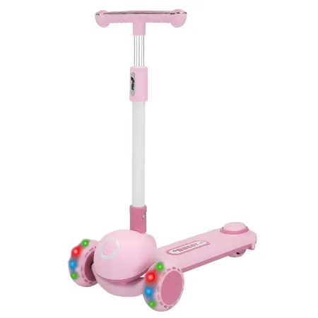 Monopattino per Bambini a 3 Ruote Luminose Manubrio Ergonomico Ottanio