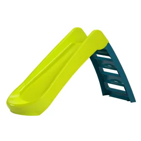 Scivolo per Bambini Pieghevole Salvaspazio a 3 Gradini in Plastica Verde