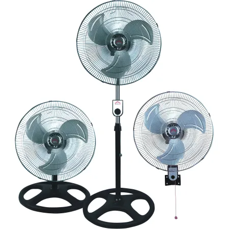 Ventilatore 3 in 1 Piantana Tavolo Muro 65W Ø45 cm Oscillante Regolabile