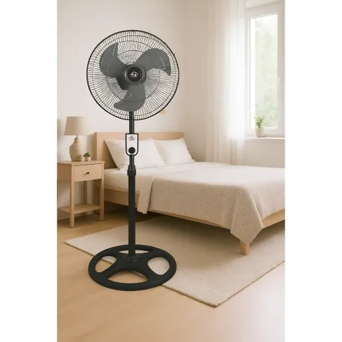 Ventilatore 3 in 1 Piantana Tavolo Muro 65W Ø45 cm Oscillante Regolabile