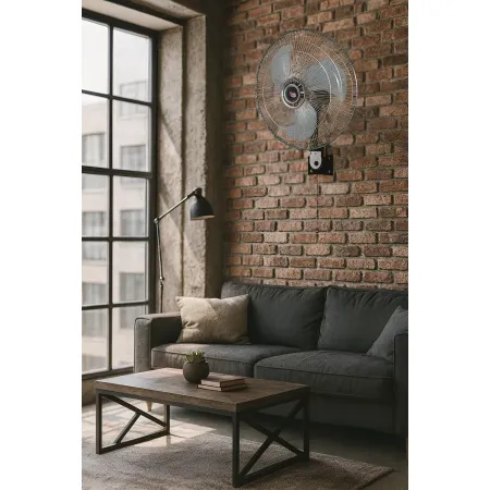 Ventilatore 3 in 1 Piantana Tavolo Muro 65W Ø45 cm Oscillante Regolabile