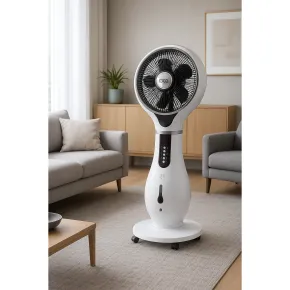 Ventilatore Umidificatore Nebulizzatore a Piantana da Pavimento Pale Timer 2