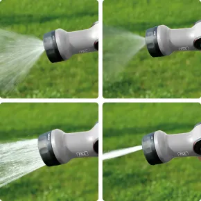 Tubo da Giardino Estensibile 15 m con Pistola per Irrigazione Multigetto 2