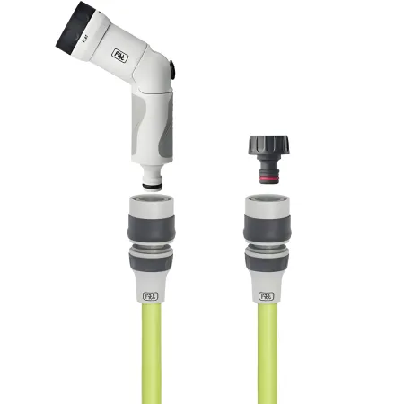 Tubo da Giardino Estensibile 15 m con Pistola per Irrigazione Multigetto