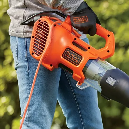 Soffiatore Black+Decker Assiale Elettrico 1850W a Filo Pulizia Giardino