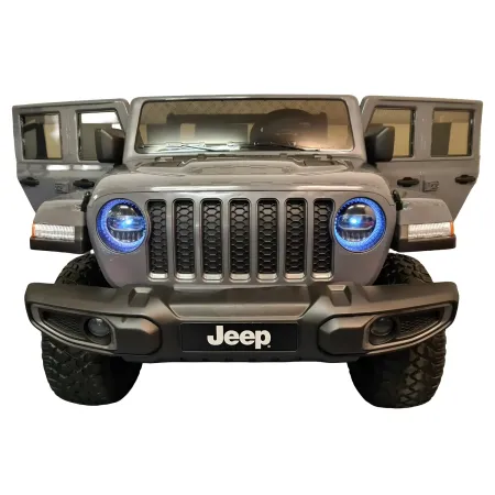 Macchina Elettrica Bambini 12V Jeep Gladiator Telecomandata 2 Posti Verde