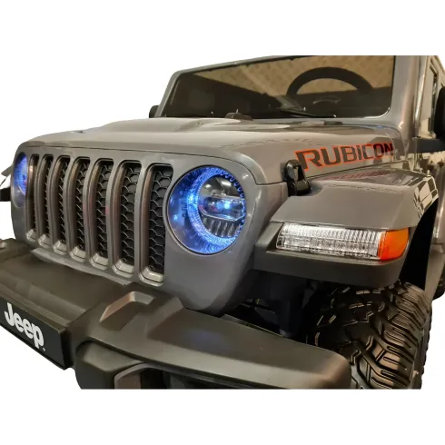 Macchina Elettrica Bambini 12V Jeep Gladiator Telecomandata 2 Posti Verde