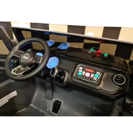 Macchina Elettrica Bambini 12V Jeep Gladiator Telecomandata 2 Posti Verde