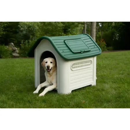 Cuccia per Cani Taglia Grande da Esterno Interno in Resina Impermeabile