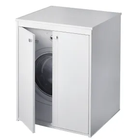Mobile Lavatrice da Esterno Coprilavatrice Asciugatrice in Resina Pvc