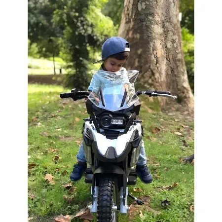 Moto Elettrica Bambini 24V BMW R1250 GS Adventure Ruote Gonfiabili