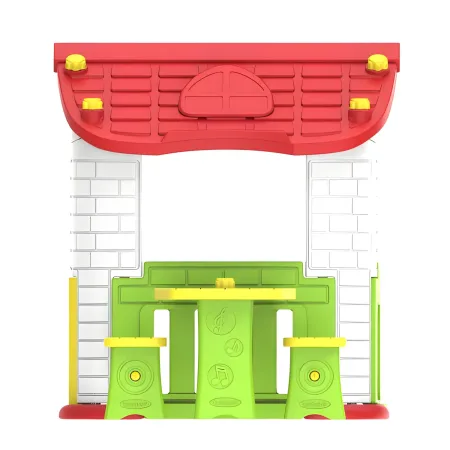 Casetta per Bambini Plastica 187x108x119 cm con Tavolo e Sedie Esterno