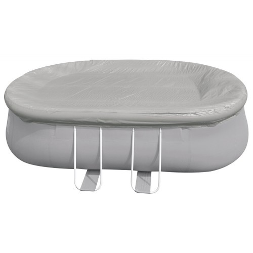 Piscina Ovale Autoportante 540x304x106 Pompa Filtro Cartuccia +2 Teli + Scaletta