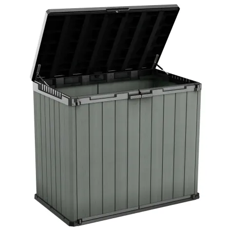 Baule Porta Attrezzi Keter in Resina 1150 L Verde da Giardino Impermeabile