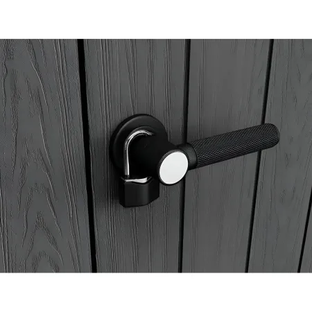 Armadio Porta Attrezzi Keter in Resina da Giardino 1400 L Evotech Grigio