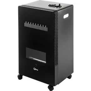 Stufa a Gas Portatile 3,8 kW Fiamma Blu Interni Nero Accensione Elettrica