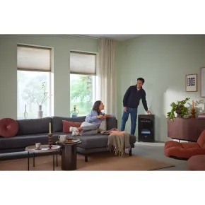 Stufa a Gas Portatile 3,8 kW Fiamma Blu Interni Nero Accensione Elettrica 2