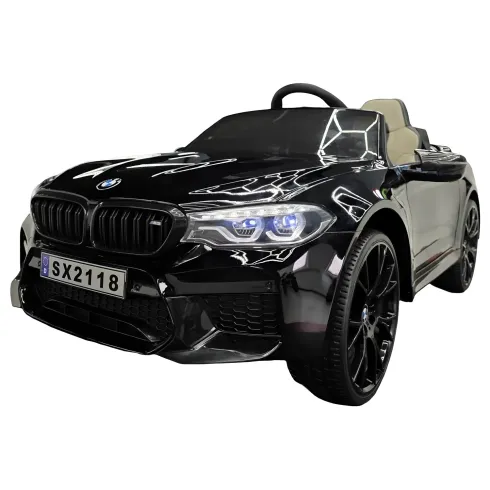 Auto Elettrica per Bambini Doppio Motore 24V BMW M5 Nero Metallizzato