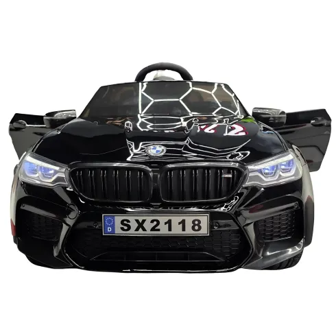 Auto Elettrica per Bambini Doppio Motore 24V BMW M5 Nero Metallizzato