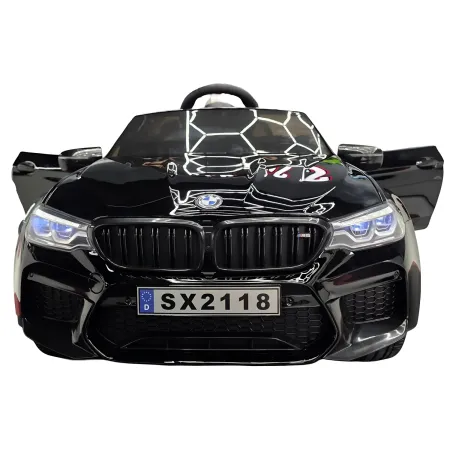 Auto Elettrica per Bambini Doppio Motore 24V BMW M5 Nero Metallizzato